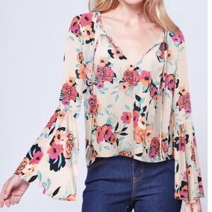 NWOT YUMI KIM Peonies Bloom Wanderlust Top Size Medium